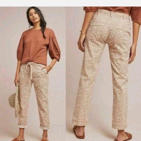 Anthropologie Pants - Anthropologie The Wanderer Cheetah Utility Pant WOMEN'S SIZE 27 TAN LEOPARD